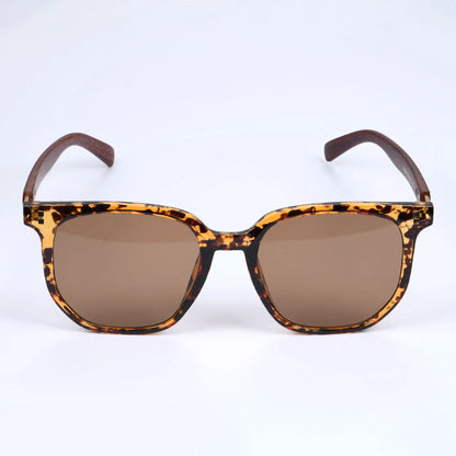 APORRO Tortoiseshell & Wood Sunglasses