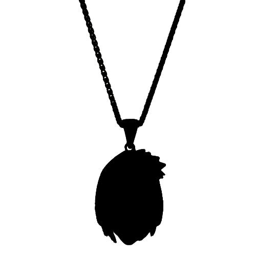 14K Gold Iced Naruto Sasuke Pendant - APORRO