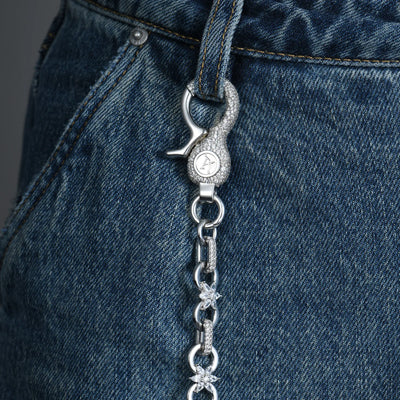 APORRO Brass Iced Lobster Clasp
