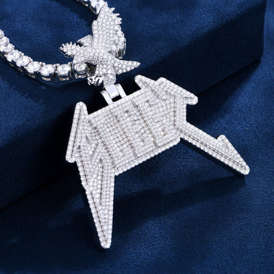 Custom Lightning Font Pendant