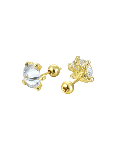 S925 WONG Dragon Claw Stud Earring
