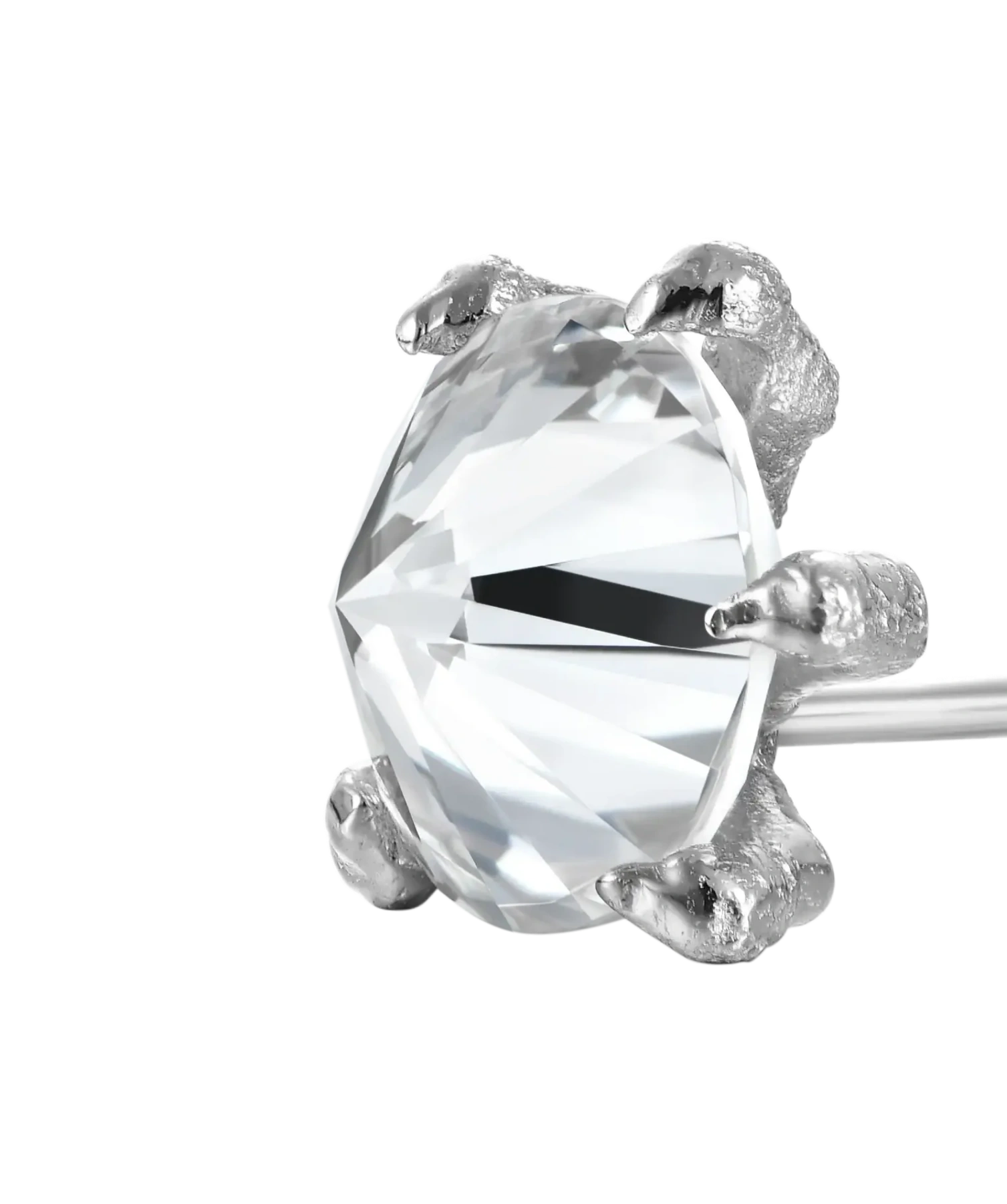 S925 WONG Dragon Claw Stud Earring