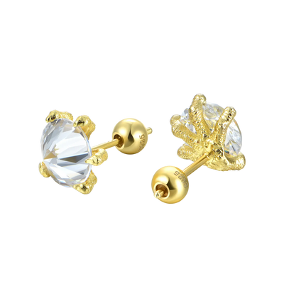 WONG Dragon Claw Stud Earring
