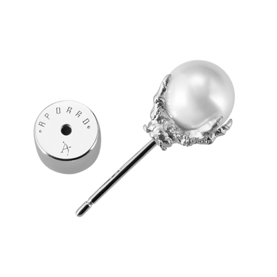 WONG Dragon Pearl Stud Earring - Single