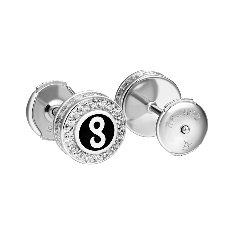 Boucles d'oreilles Infinity Stud - Boucles d'oreilles pour femmes - Boucles d'oreilles créoles et pendantes et boucles d'oreilles - APORRO