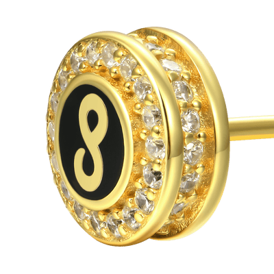 Aretes infinitos S925 - Par
