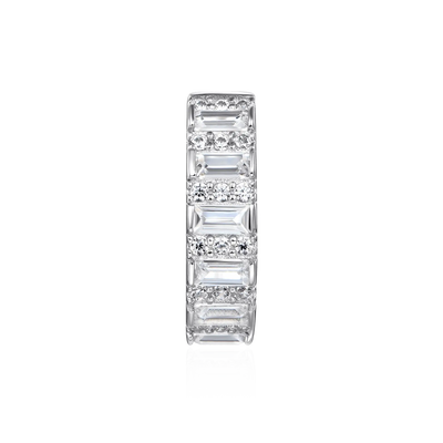 Baguettes Hoop Earring - Single