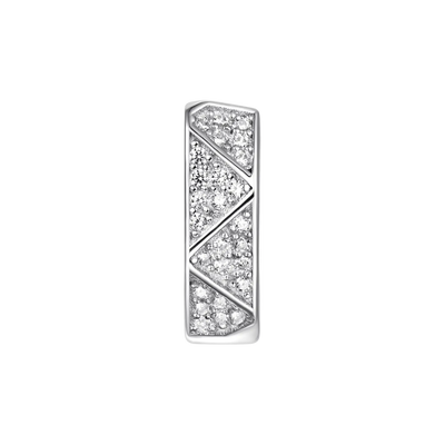 Pyramid Hoop Earring - Single