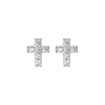 Eternal Cross Stud Earring