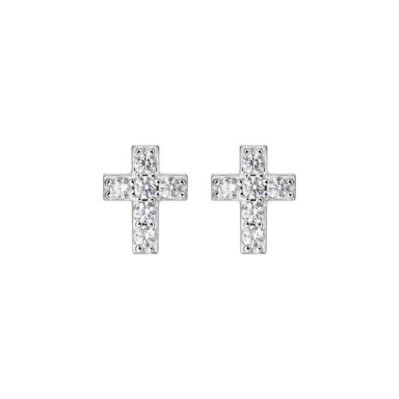 Eternal Cross Stud Earring - APORRO