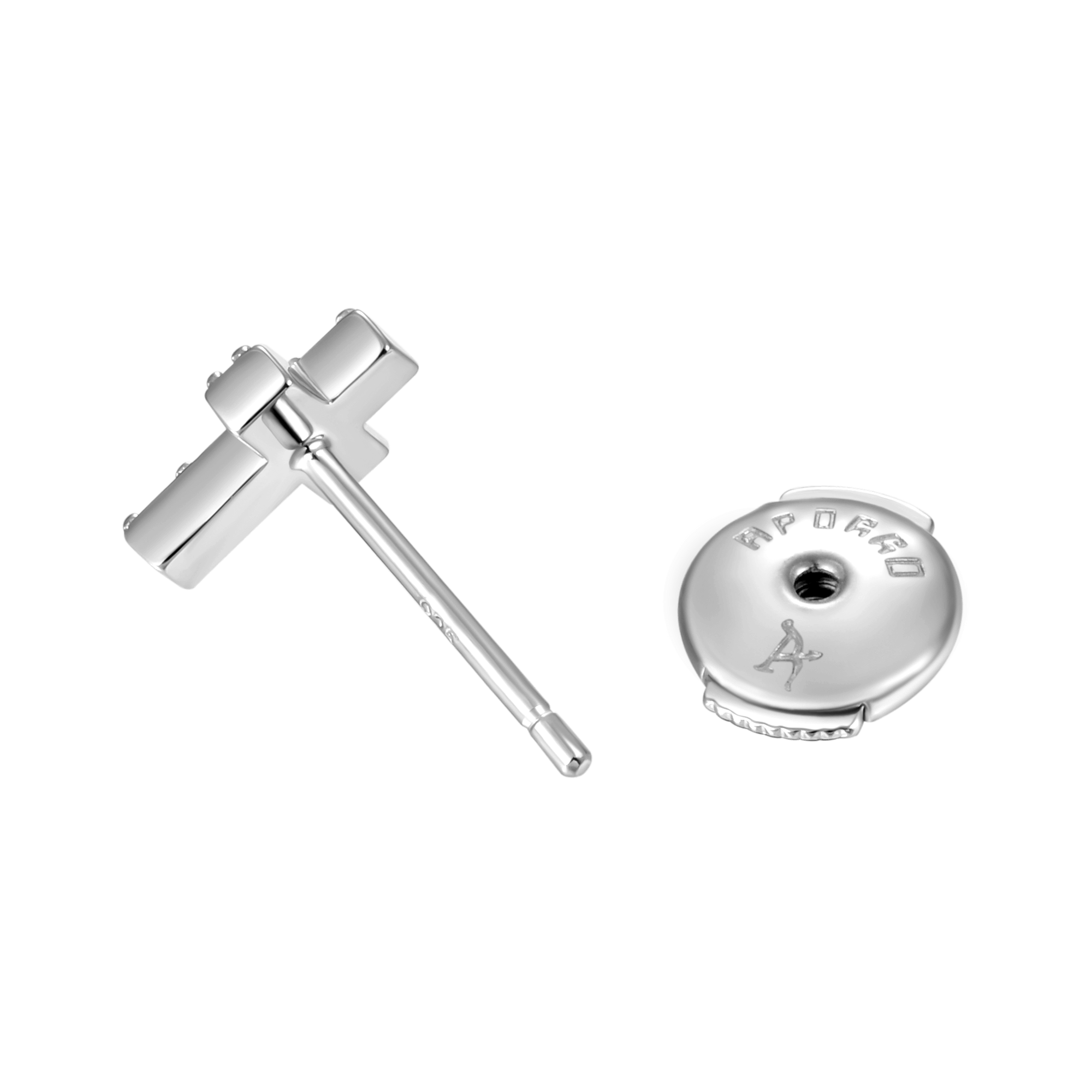 Single Eternal Cross Stud Earring