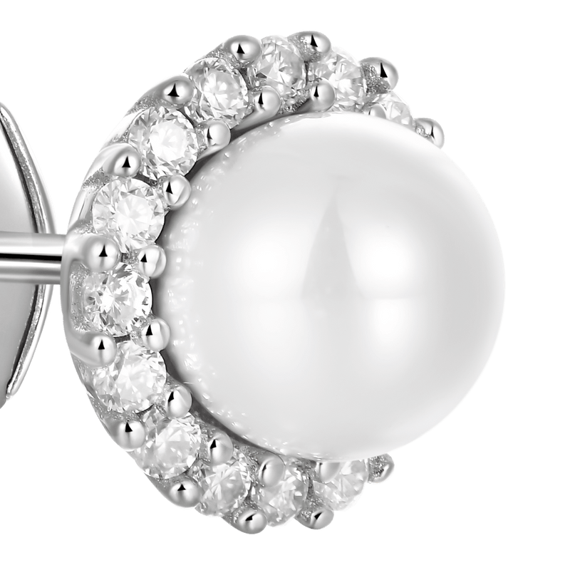 Pendientes de perlas de moissanita - APORRO