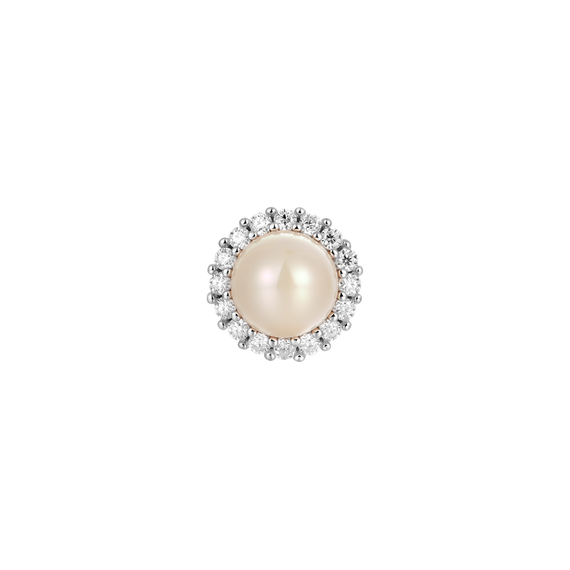 Moissanite Yellow Pearl Stud Earrings-Unique and Elegant Earrings - APORRO