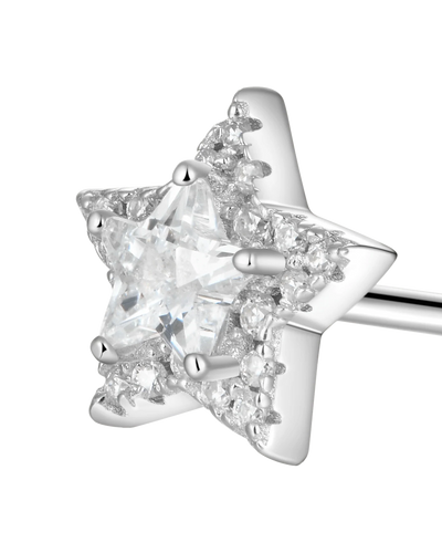 S925 Halo Star Stud Earrings-Pair