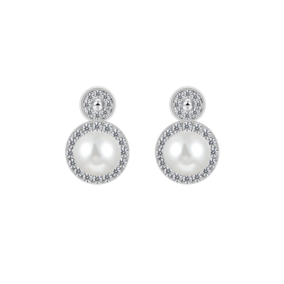 Boucle d'oreille créole en fil de fer barbelé et perles - Unique
