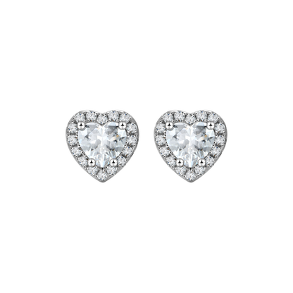 Orecchino di Halo Heart Stud