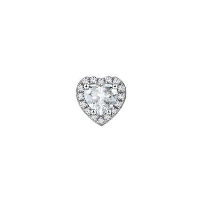 Orecchino di Halo Heart Stud