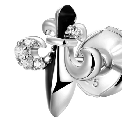 Fleur de lis Stud Earring - Single