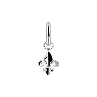 Fleur de Lis Dangly-Ohrring – einzeln