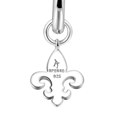 Fleur de Lis Dangly-Ohrring – einzeln