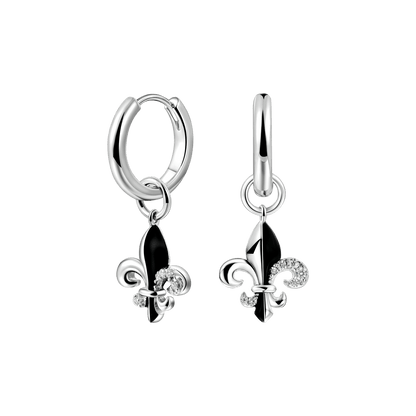 Boucle d'oreille Fleur de lis