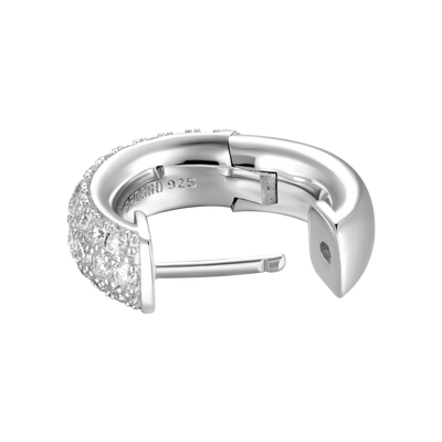 S925 Cluster Hoop Earring