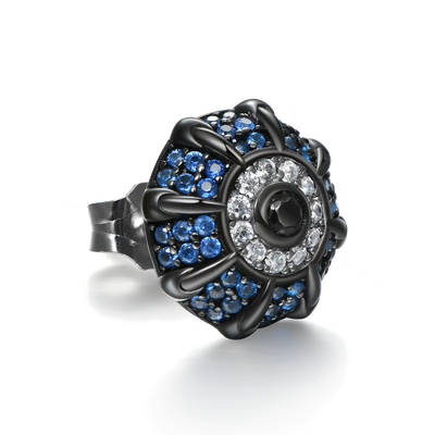 Boucle d'oreille clou griffe Naẓar