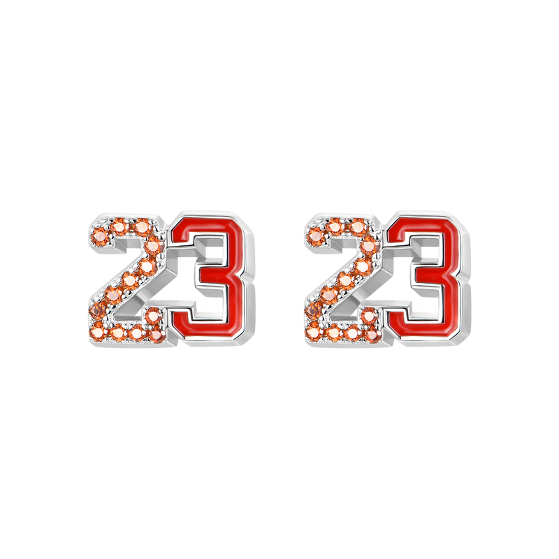 Number 23 Stud Earring - Single - APORRO