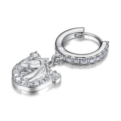 Moissanite S925 Horseshoe Dangling Earrings
