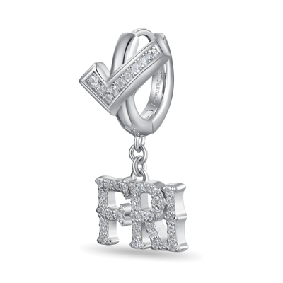 Moissanite S925 MON/FRI Dangly Earring