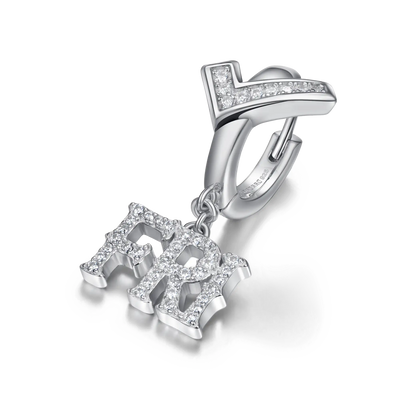 Moissanite S925 MON/FRI Dangly Earring