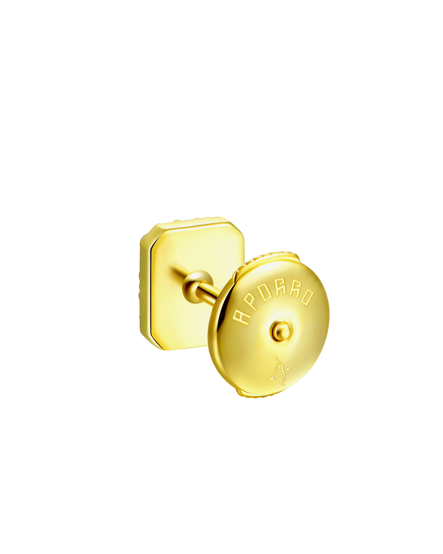 Boucles d'oreilles à tige halo mixte taille émeraude S925 - Paire