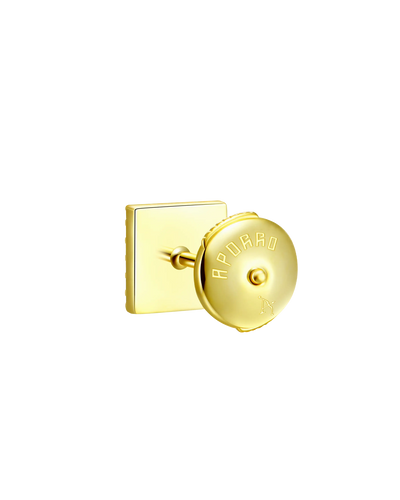 Boucles d'oreilles à tige carrées Baguette Mix Halo S925 - Paire