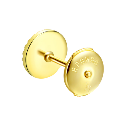 Baguette Mix Halo Stud Earring Set