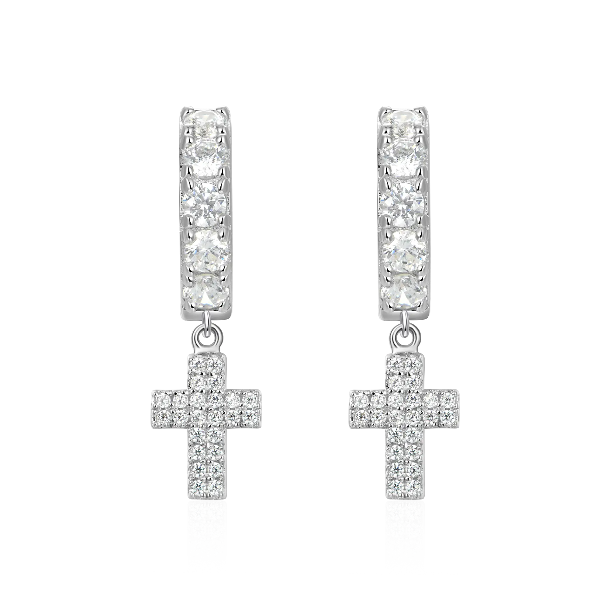 Crossanite Cross Boucle d'oreille dangereuse