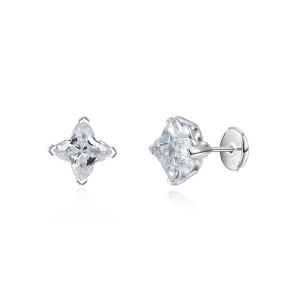 MOISSANITE Solid Clover Cut Stats - White