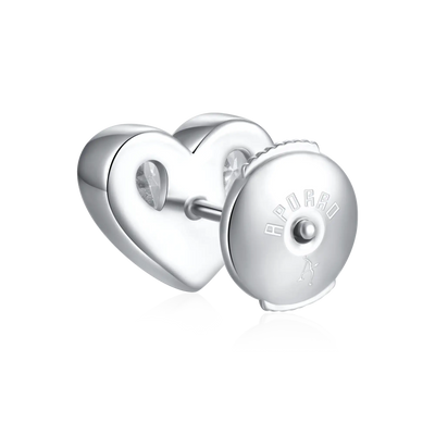 S925 Radiant Hearts Entwined Stud Earrings