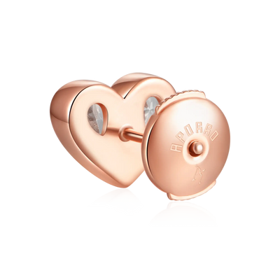 S925 Radiant Hearts Entwined Stud Earrings