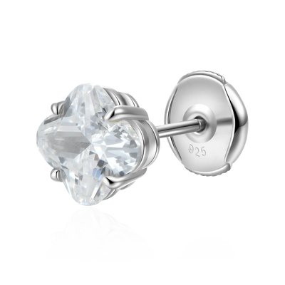 S925 Blossom Cut Stud Earrings