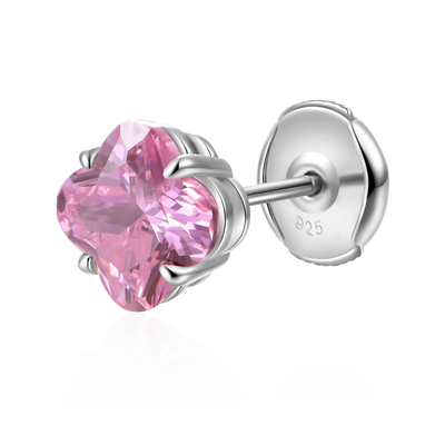 S925 Blossom Cut Stud Earrings