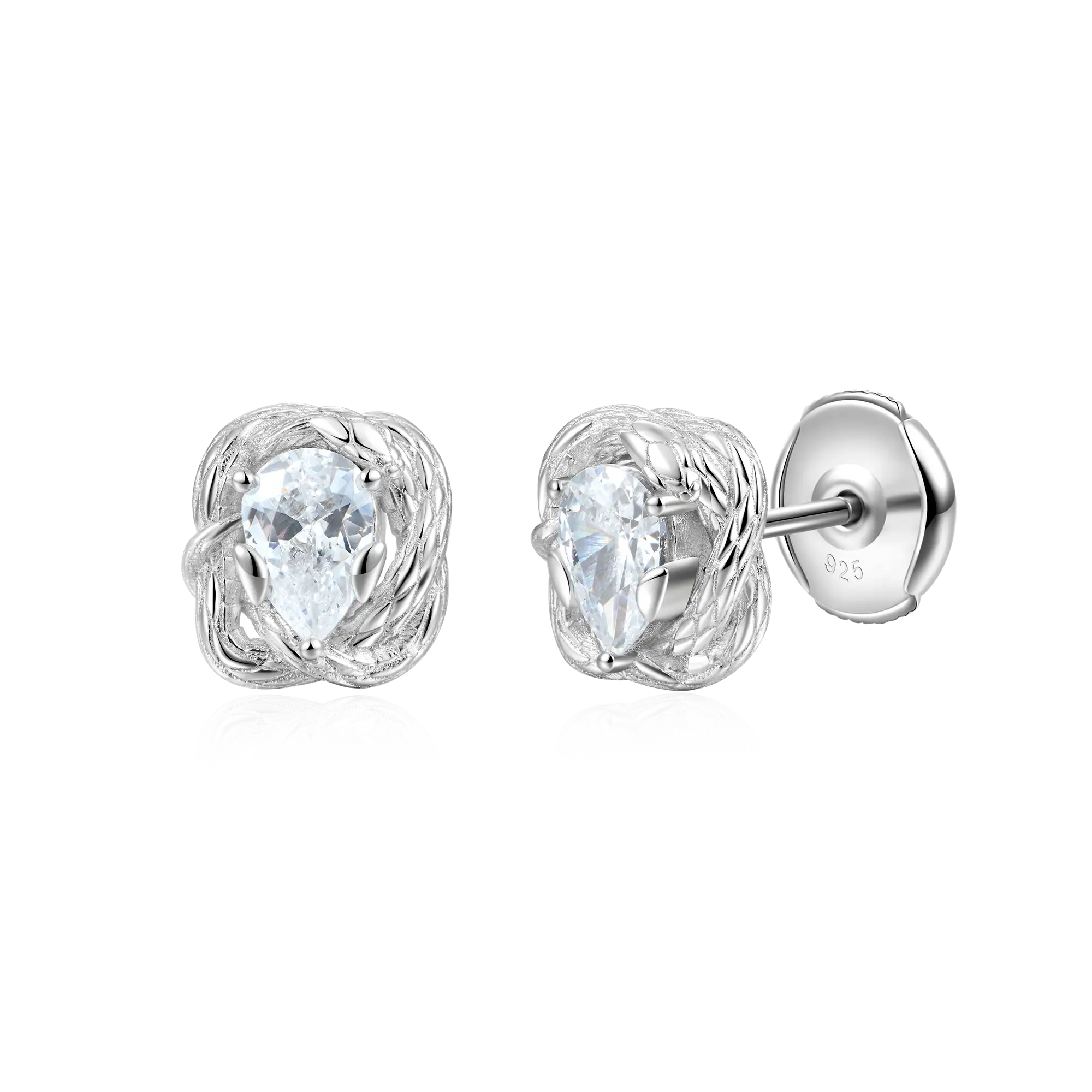 MOISSANITE TOI ET MOI PEARROS DE PARTIR - OVAL Y MARQUEA