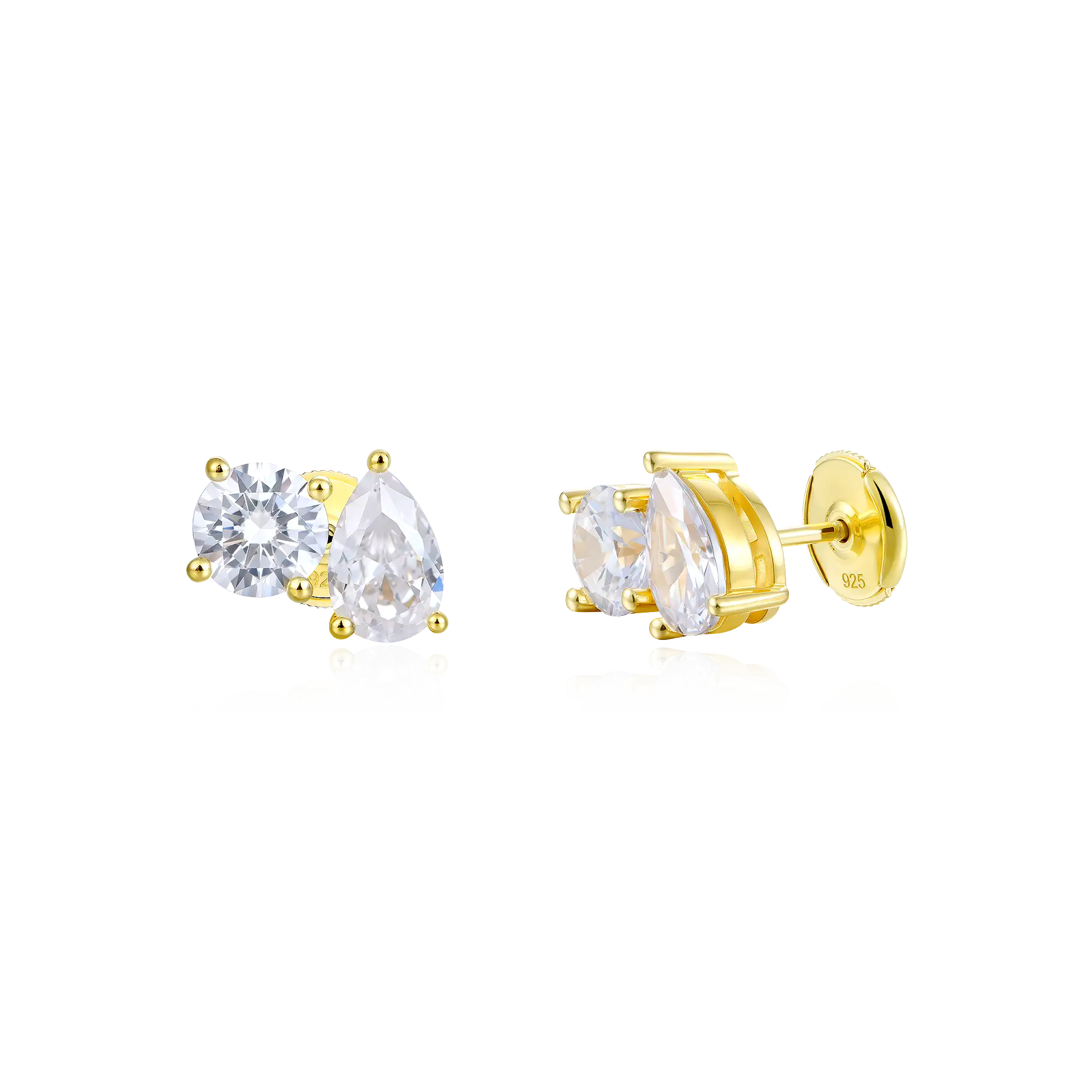 #Diamond_White Diamond ( 14k Yellow Gold )