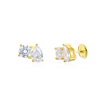 #Diamond_White Diamond ( 14k Yellow Gold )