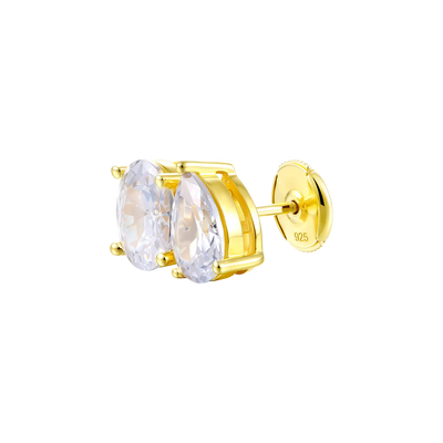 #Diamond_White Diamond ( 14k Yellow Gold )
