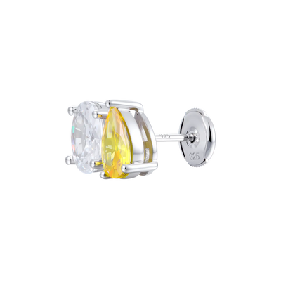 #Diamond_White + Yellow Diamond ( 18k White Gold )