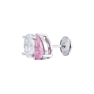 #Diamond_White + Pink Diamond ( 18k White Gold )