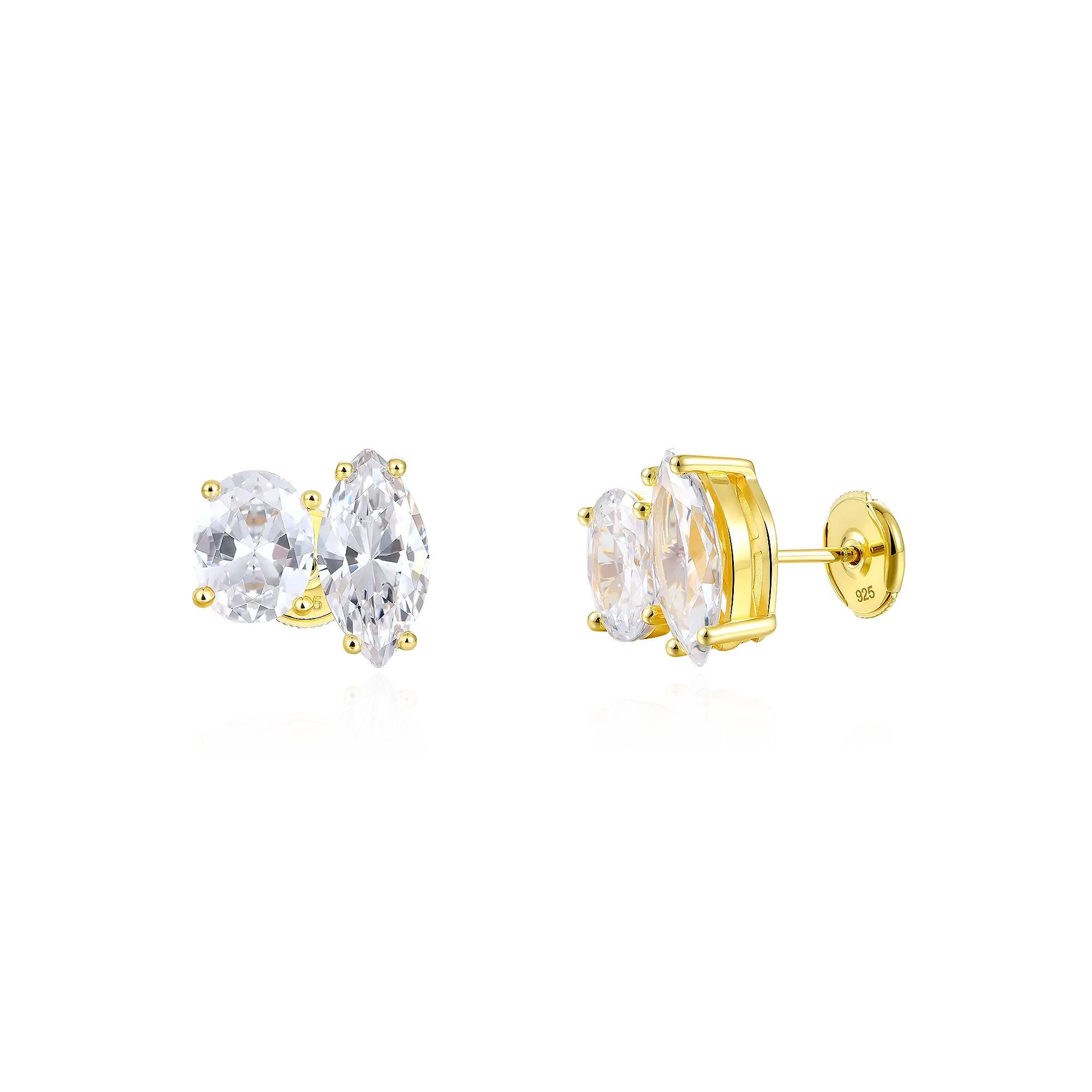 #Diamond_White Diamond ( 14k Yellow Gold )