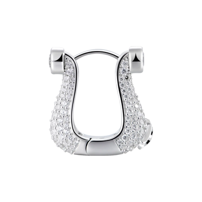 Horseshoe Hoop Earring