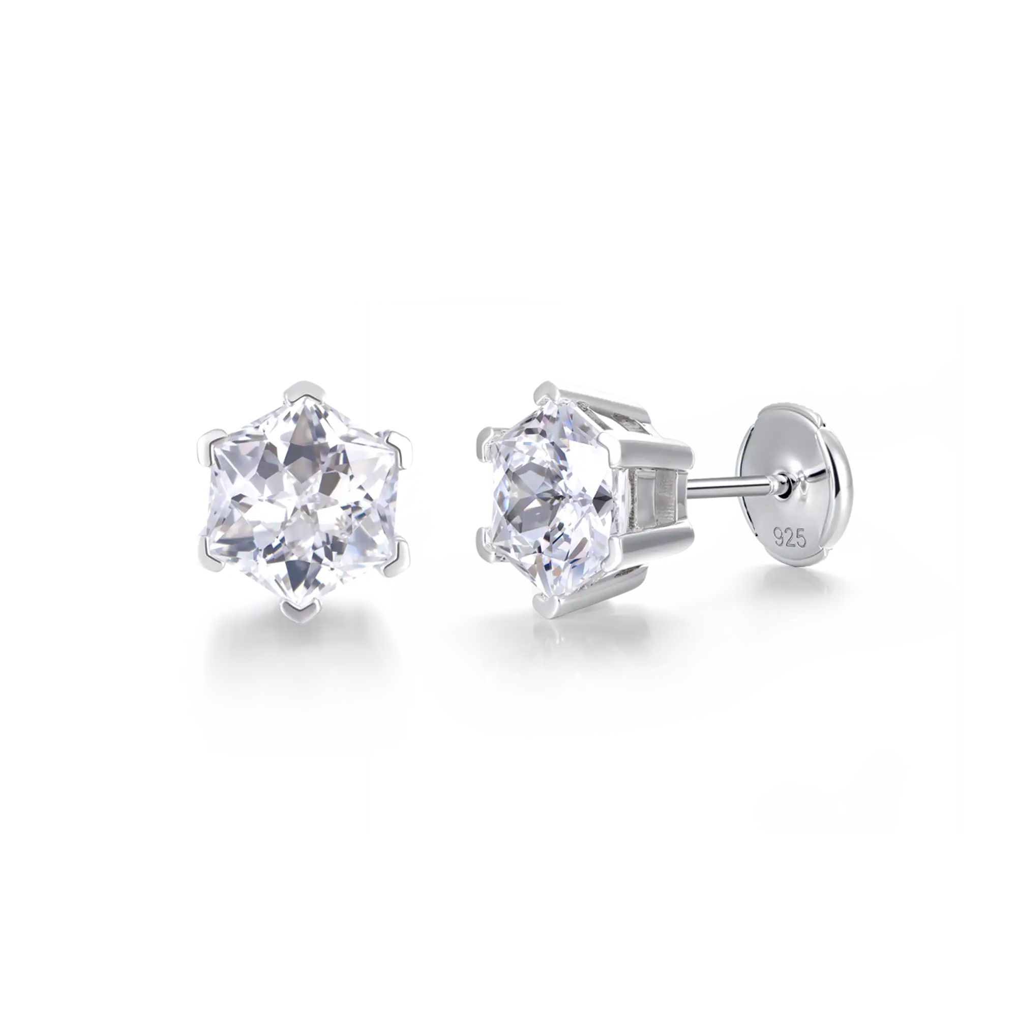 Taille Impératrice Cut Stud Earring