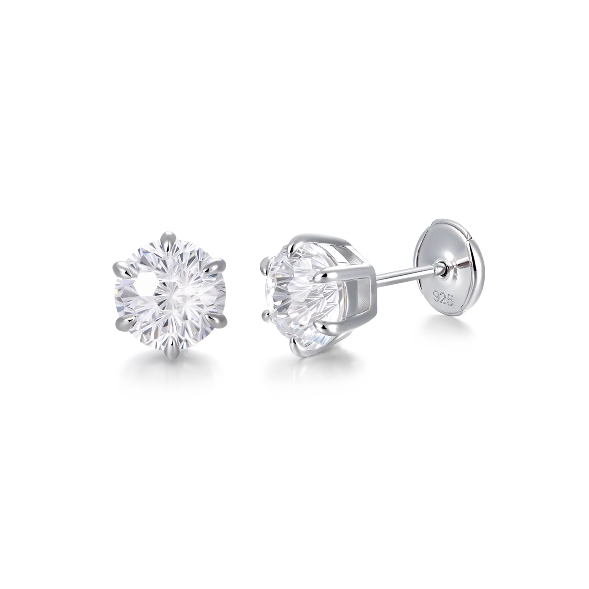 Boucle d'oreille à tige étoile
